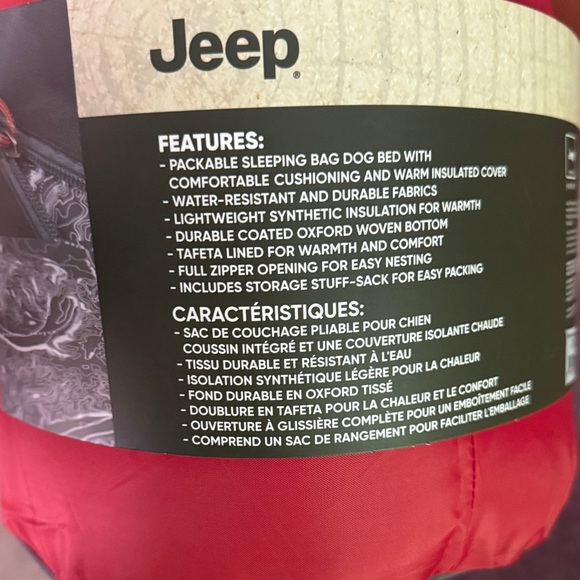 Jeep Venture Sleeping Bag Dog Bed size Large - Picture 4 of 4
